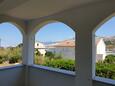 Pag, Terrace - view in the apartment.