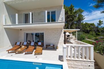 Sumartin, Brač, Alloggio 23765 - Casa vacanze con la spiaggia ghiaiosa.