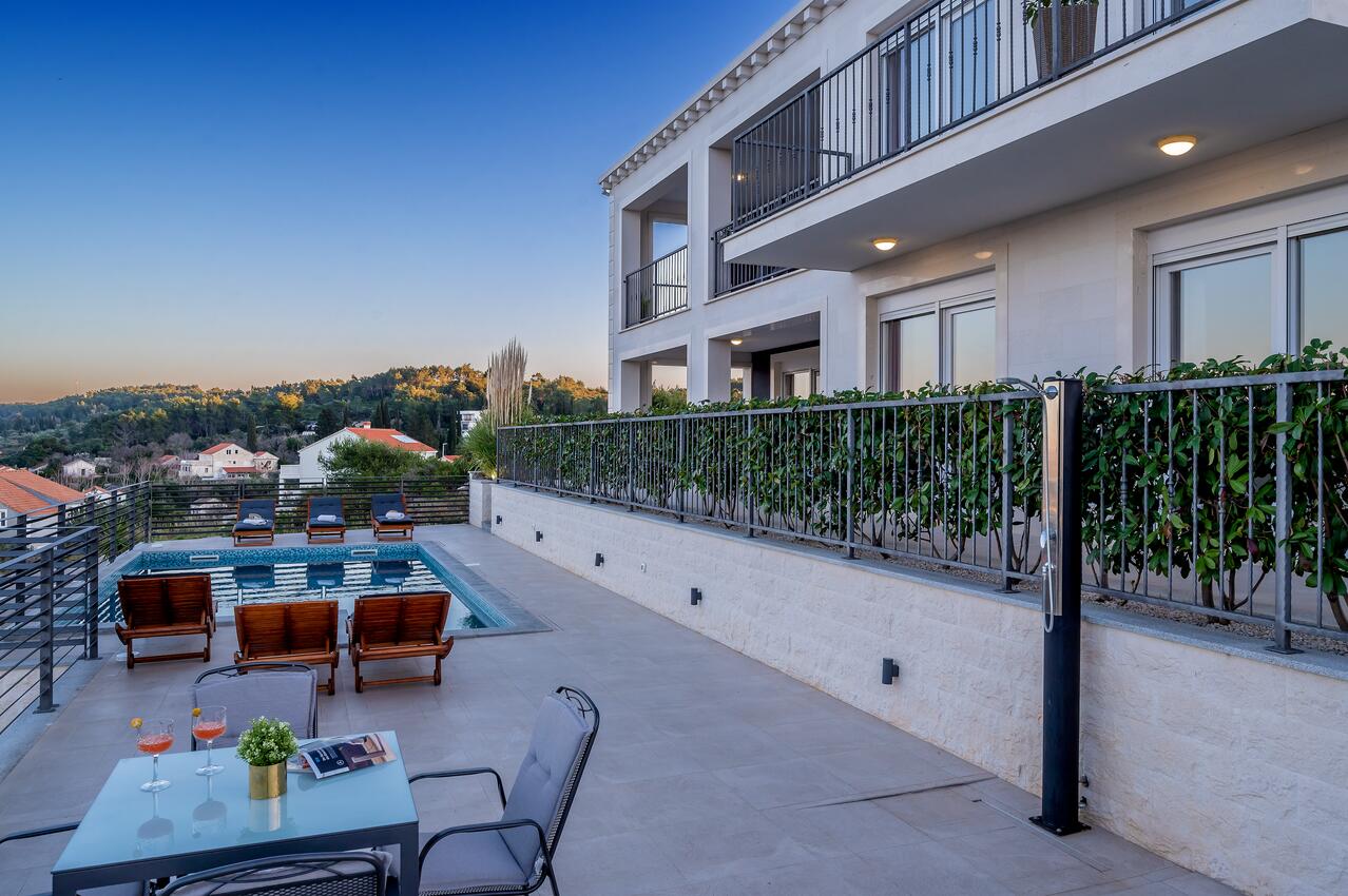 Giardino - Casa con piscina per famiglia Lombarda - Lumbarda, Curzola - Korčula