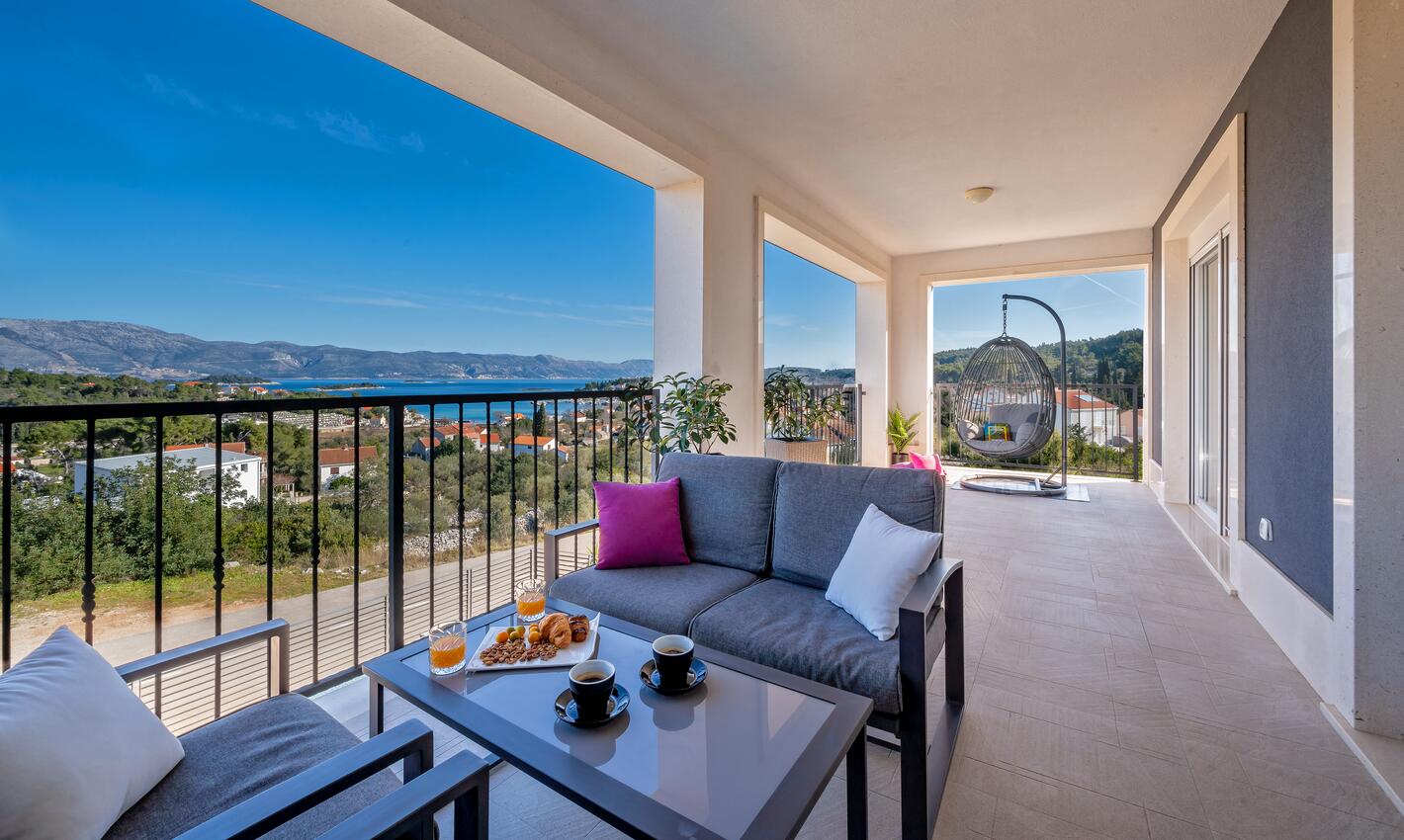 K-23775 - Alloggi privati - Casa con piscina per famiglia Lombarda - Lumbarda, Curzola - Korčula