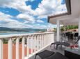 Mastrinka, Terrasse dans l’hébergement en type apartment, avec la vue sur la mer et WiFi.