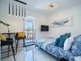 Supetar, Dormitorio en alojamiento de tipo studio-apartment, WiFi.