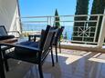 Ičići, Terrasse dans l’hébergement en type apartment, avec la vue sur la mer, animaux acceptés et WiFi.