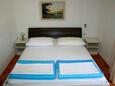 Duće, Bedroom in the apartment, air condition available and WiFi.