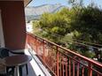 Duće, Terrace in the apartment, with a sea view and WiFi.