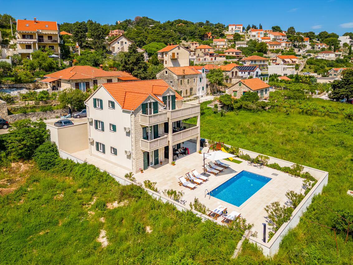 Alloggio - Villa di lusso accanto al mare con piscina Splitska, Brazza - Brač