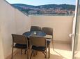 Trogir, Balkón v ubytovacej jednotke apartment, s výhľadom na more a WiFi.