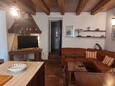 Vodice, Living room in the apartment, (pet friendly) and WiFi.