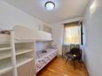 Malinska, Schlafzimmer 2 in folgender Unterkunftsart apartment, Haustiere erlaubt und WiFi.