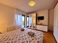 Malinska, Bedroom 1 in the apartment, (pet friendly) and WiFi.