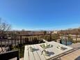 Malinska, Balcon dans l’hébergement en type apartment, avec la vue sur la mer, animaux acceptés et WiFi.