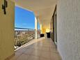 Malinska, Balcon dans l’hébergement en type apartment, avec la vue sur la mer, animaux acceptés et WiFi.