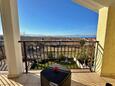 Malinska, Balcon dans l’hébergement en type apartment, avec la vue sur la mer, animaux acceptés et WiFi.