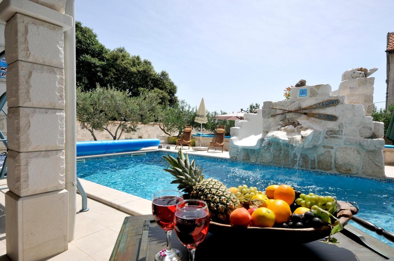 Maison pour la famille avec la piscine Plano, Trogir - 23902