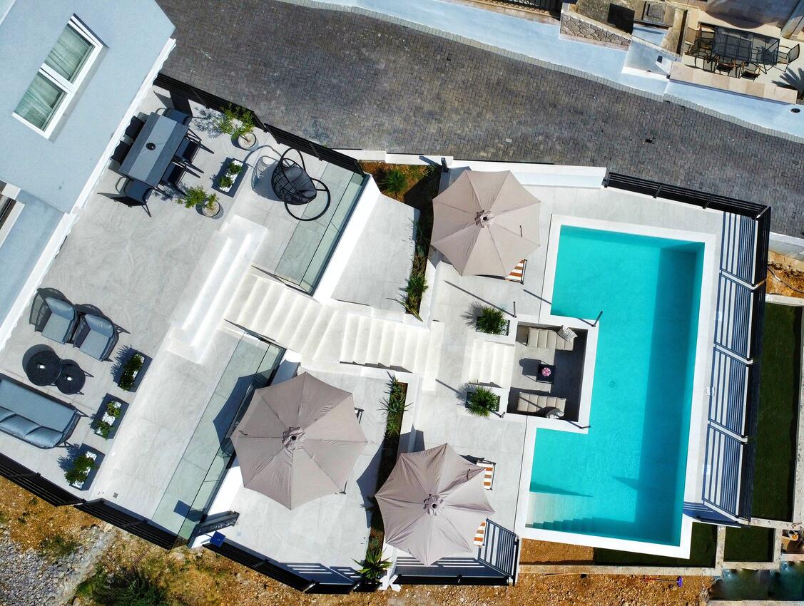Gård - Familjehus med pool Podgora, Makarska