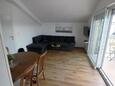 Selce, Woonkamer in accommodatietype apartment, airconditioning beschikbaar en WiFi.