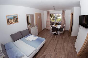 Biograd na Moru, Гостиная в размещении типа apartment, доступный кондиционер и WiFi.