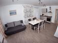Biograd na Moru, Гостиная в размещении типа apartment, доступный кондиционер и WiFi.