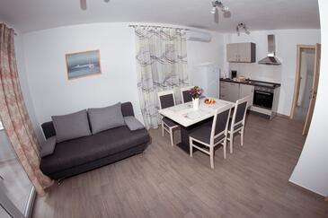 Biograd na Moru, Гостиная в размещении типа apartment, доступный кондиционер и WiFi.