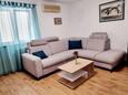 Baška, Living room in the apartment, air condition available, (pet friendly) and WiFi.