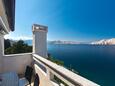 Baška, Terrace - view in the apartment, (pet friendly) and WiFi.