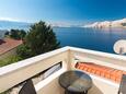 Baška, Terrasse - Ausblick in folgender Unterkunftsart apartment, Haustiere erlaubt und WiFi.