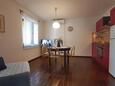 Klenovica, Dining room in the apartment, air condition available and WiFi.