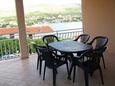 Šparadići, Terrasse dans l’hébergement en type apartment, avec la vue sur la mer et WiFi.