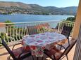 Šparadići, Terrasse dans l’hébergement en type apartment, avec la vue sur la mer et WiFi.