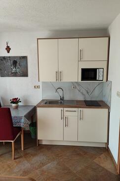 Zablaće, Kuchyně v ubytování typu studio-apartment, WiFi.