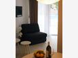 Makarska, Woonkamer in accommodatietype apartment, WiFi.