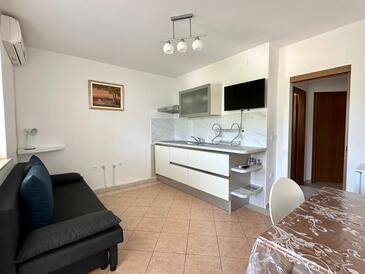 Lopar, Kuchyně v ubytování typu apartment, s klimatizací a WiFi.