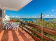 Privlaka, Balcon dans l’hébergement en type apartment, avec la vue sur la mer, animaux acceptés et WiFi.