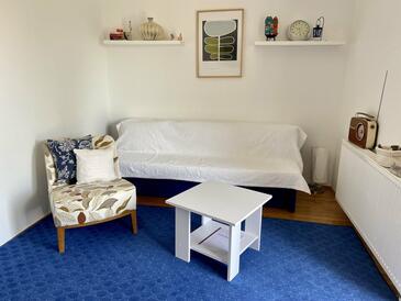 Korčula, Obývacia izba v ubytovacej jednotke apartment, WiFi.