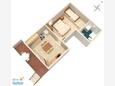 A-241-c - Privat overnatting - Leiligheter ved sjøen Zubovici, Pag