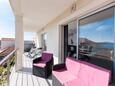 Tribunj, Terrasse 1 in folgender Unterkunftsart apartment, Haustiere erlaubt und WiFi.