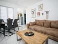 Vrsi - Mulo, Camera di soggiorno nell'alloggi del tipo apartment, condizionatore disponibile e WiFi.