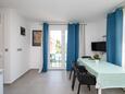 Novalja, Comedor en alojamiento de tipo apartment, WiFi.
