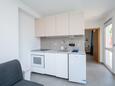 Novalja, Cocina en alojamiento de tipo apartment, WiFi.