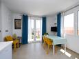 Novalja, Comedor en alojamiento de tipo apartment, WiFi.
