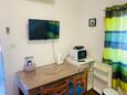 Lovište, Sala da pranzo nell'alloggi del tipo studio-apartment, animali domestici ammessi e WiFi.