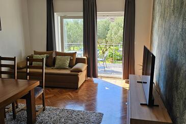 Trogir, Pokój dzienny w zakwaterowaniu typu apartment, Dostępna klimatyzacja i WiFi.