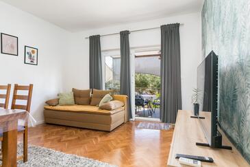 Wohnzimmer Trogir, Wohnzimmer in folgender Unterkunftsart apartment, WiFi.