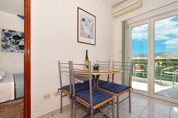 Trogir, Столовая в размещении типа apartment, доступный кондиционер и WiFi.
