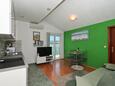 Trogir, Obývací pokoj v ubytování typu apartment, s klimatizací a WiFi.