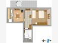 Komiža, plattegrond in accommodatietype apartment, WiFi.
