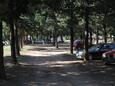 Komiža, Vis, Parkering 2420 - Leiligheter med en rullesteinstrand.