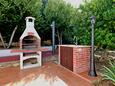 Barbat, Rab, Podwórko 24215 - Apartamenty ze żwirową plażą.
