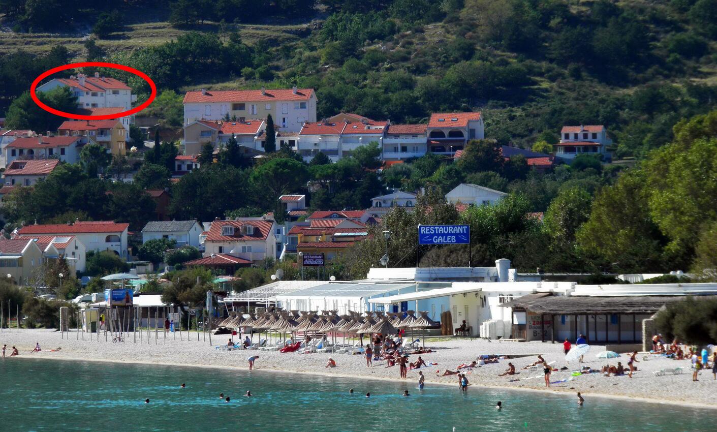 Ferienwohnungen mit Parkplatz Baska, Krk - 24227