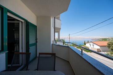 Egyszobás apartman Ribarica, Karlobag (A-24233-a(